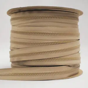 YKK® #10 Vislon® Chain Zipper Beige