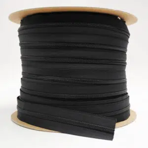 YKK® #8 Ziplon® Chain Zipper Black 3/4" Wide Tape