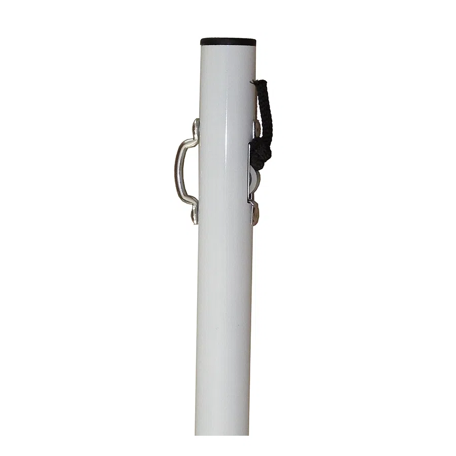 White Carbon Fiber Shade Poles