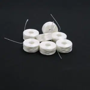 Polymatic Style "M" Pre-wound Bobbins White