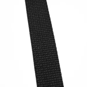 1" Polypropylene Medium Webbing Black
