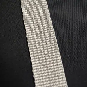1" Polypropylene Medium Webbing Grey