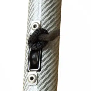 Silver Carbon Fiber Shade Poles