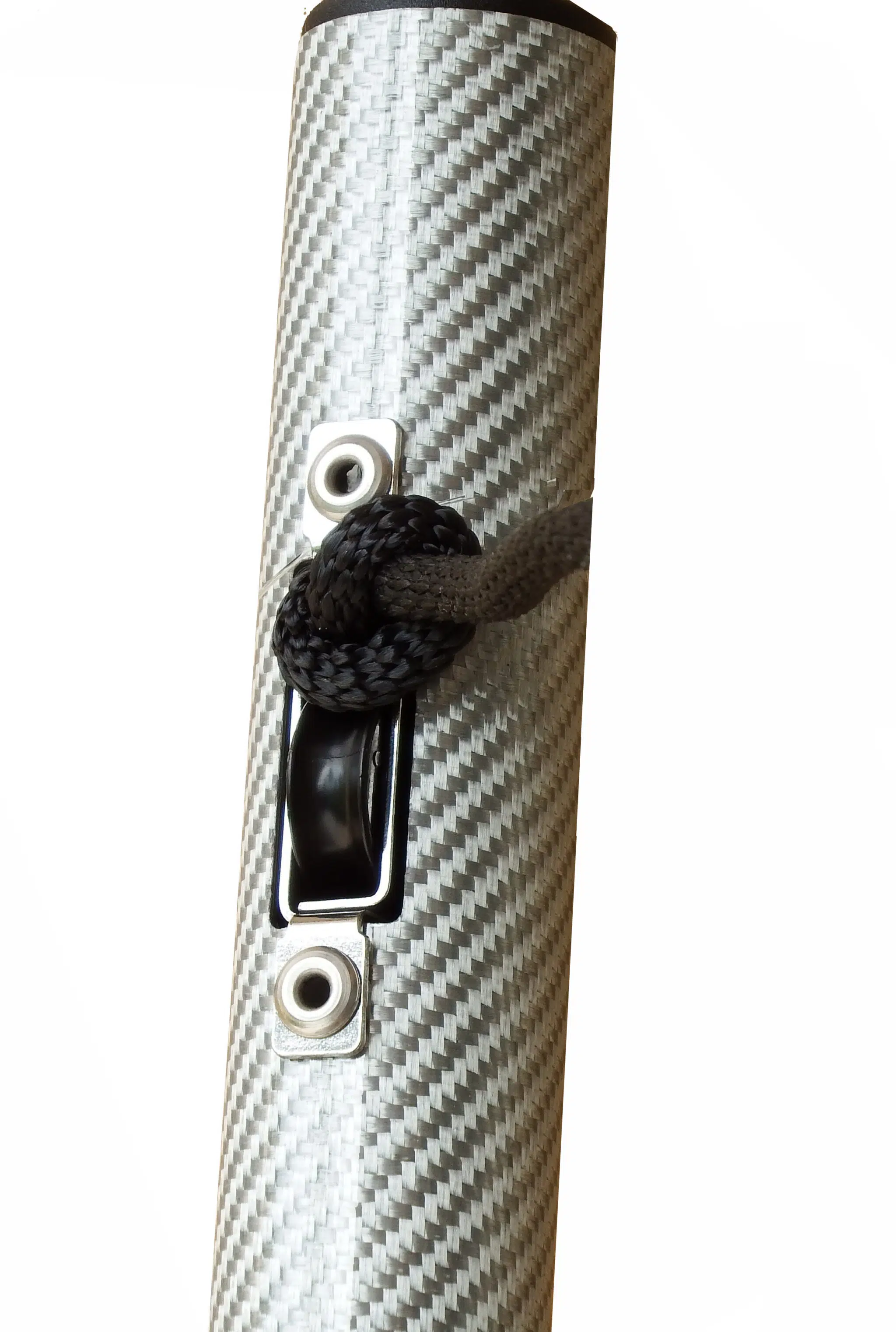 Silver Carbon Fiber Shade Poles