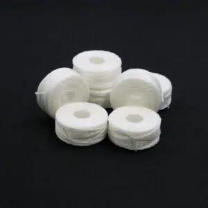 Dabond Size "138" Style "M" Pre-Wound Bobbins White