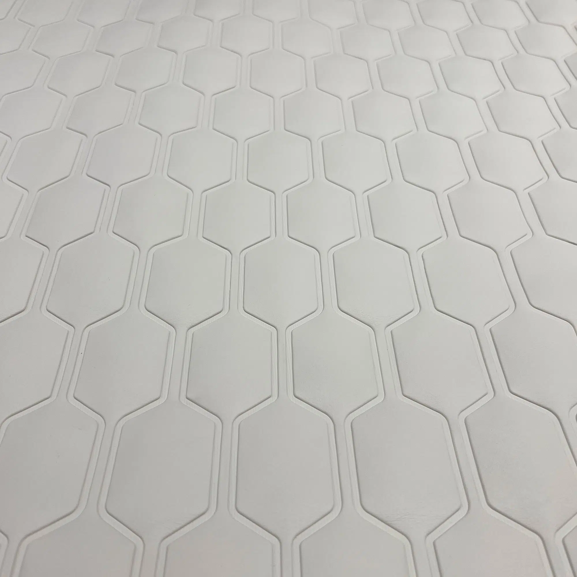 54" Seaquest Chalk Hexagon Pleat